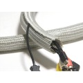 Self Wrap Split Closing Braided Sleeve For Cable