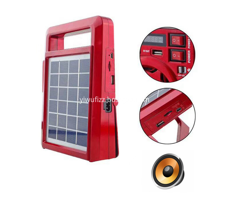 New solar energy band display speaker