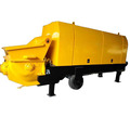 Electric fine stone concrete trailer portable pump