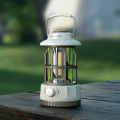 Neue Camping -Laterne -Retro -LED -Zelt Cob Campinglampe USB wiederaufladbare Batterie tragbare Vintage Outdoor Campinglicht