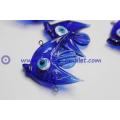 Glass Evil Eye Fish Good Luck Charms with Evil Eye