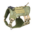 Military dog harness for large dogs