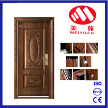 2017 New Design Jordan Security Steel Door com pintura de metal