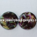 dyed shell beads