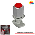 New Design Adjustable End Clamp with Solar Mounting System (302-0001)