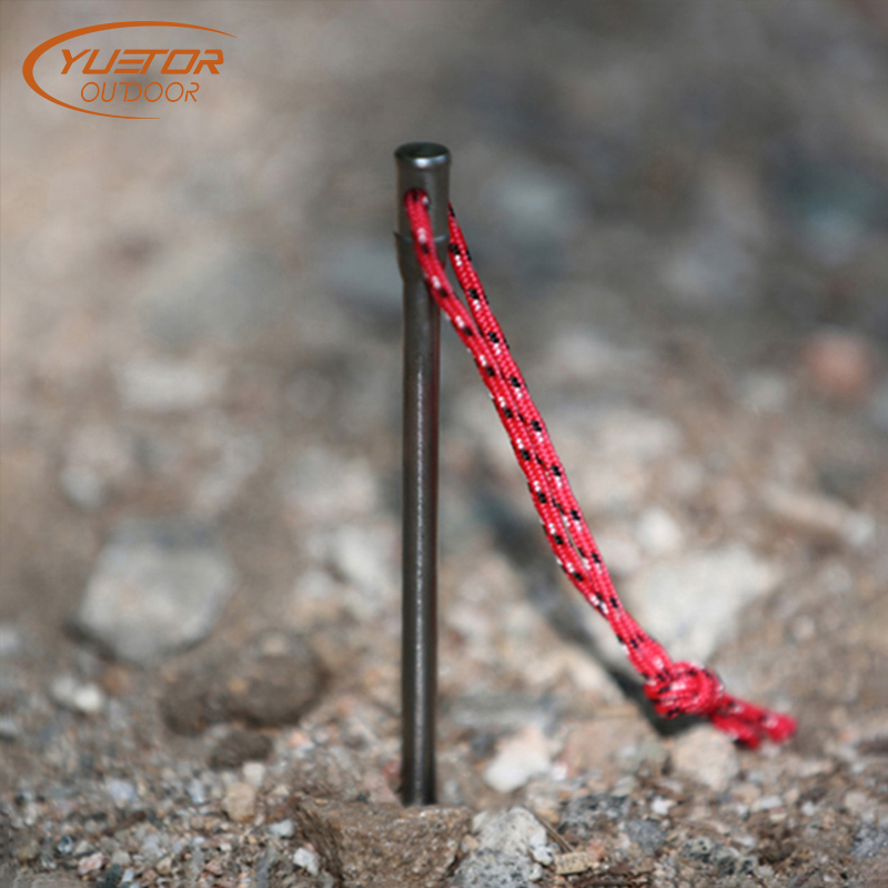 Ultra Light Titanium Alloy Tent Building Awning Pegs 4