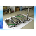 Dual 2.5′′/Center 3′′ Mirror Car Truck Mufflers Exhaust Muffler 4′′x9′′x22′′x28′′