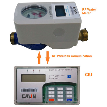 Sts Teclado Prepaid / Prepay Water Meter com Wireless Ciu