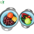 Silicone Fruit Vegetable Basket Kitchen Strainers Container