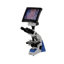 Биологический микроскоп с дисплеем LED