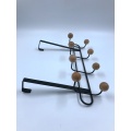 Over The Door Hanger Rack 8 Wood Hooks