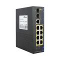 Web Managed Industrial fast Ethernet POE switch