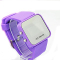 Silicon digital led reloj odm oem llevada