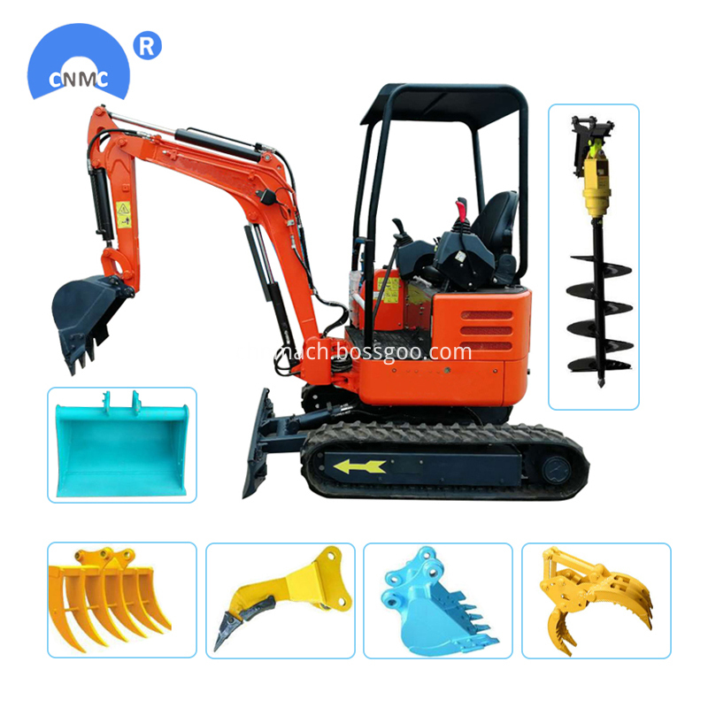 towable mini excavator-3