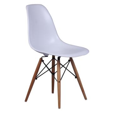 Réplica de la silla lateral de comedor de plástico eames dsw