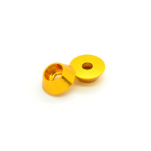 Top Quality CNC Aluminium Tattoo Spring Washer Gold