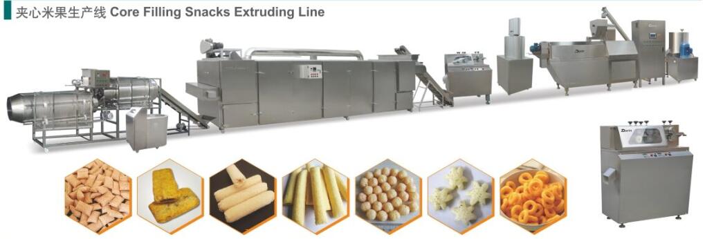 core filling snacks line