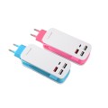 Carregador de telefone de soquete de porta USB 4 UE Plug