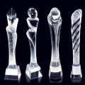 3D Engraved Crystal Ball Footall Champions Trophy Awards