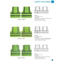 Customizable En 20471 y ANSI / Isea 107 chaleco de seguridad reflectante