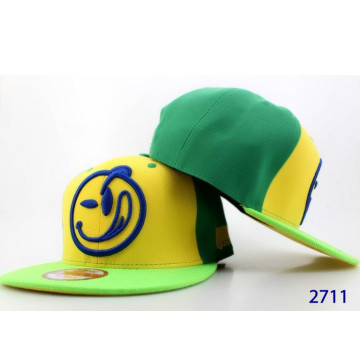 2013 hot nouvelle arrivée Style 6 panneaux réglable MIAMS sourire Snapback casquettes chapeaux chapeaux de casquettes de Baseball Sport larges bords plat