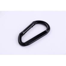 D-Form Black Steel Safety Carabiner / Karabiner