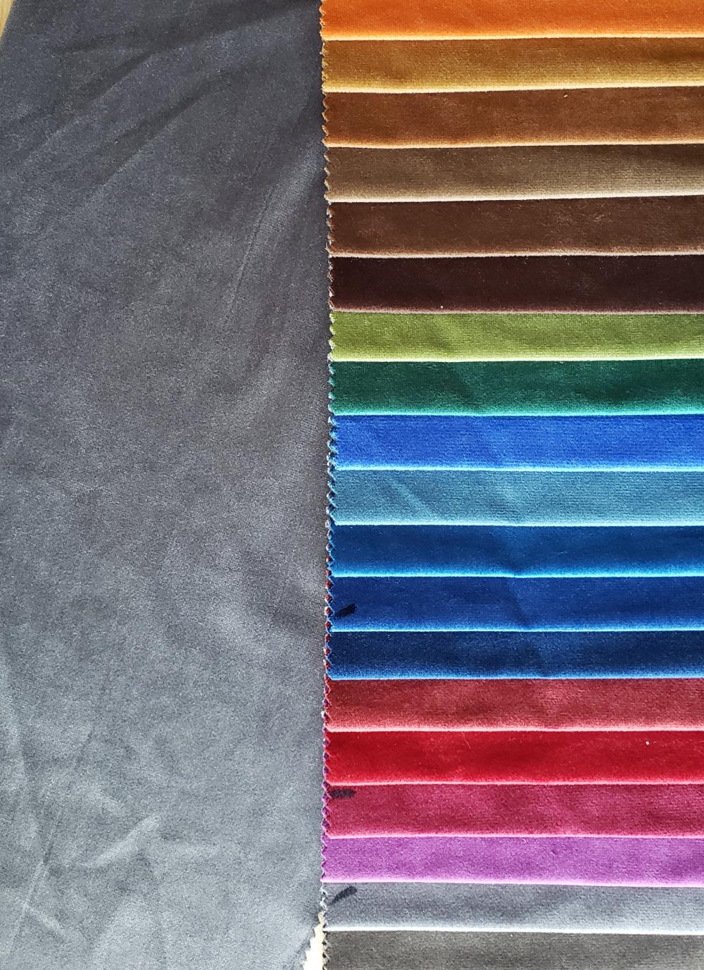 Holland Velvet Fabric Colorful C Holland Velvet Fabric Colorful C