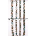 DIY gemstone snakeskin stone bead with dyed color
