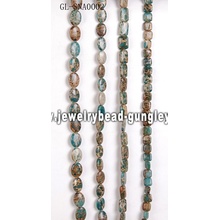 DIY gemstone snakeskin stone bead with dyed color