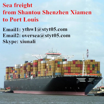 Shantou to Port Louis full container sea shipping