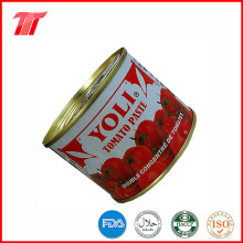 Organic Healthy 210g Canned Tomato Paste with Yoli Brand