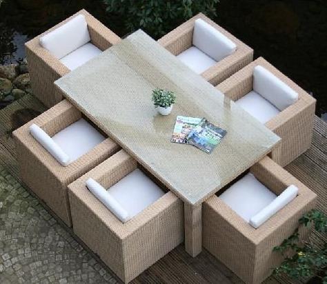 Outdoor Antique Item Rattan Dining Furniture Set Outdoor Antique Item Rattan Dining Furniture Set