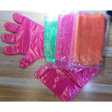 Guantes veterinarios desechables de brazo largo 50pcs / bolsa