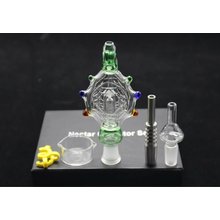 14mm Joint Titanium Nail Smoking Kit Nectar Collector Glass Water Pipes