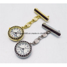 2017 Fashion Metallic Nurse Circle Watch for Promotion Gift