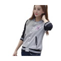 Womens Custom Cute Trendy Embroidery Design Varsity Jackets