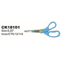 5.25 Inch Blue Patterned Scissors