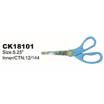 5.25 Inch Blue Patterned Scissors