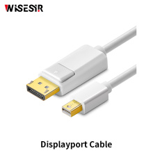 Mini DisplayPort aux câbles DP 2K / 4K 60Hz / 120Hz Gold