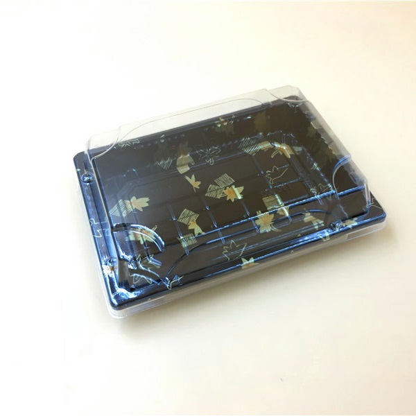 gold leaf print sushi box