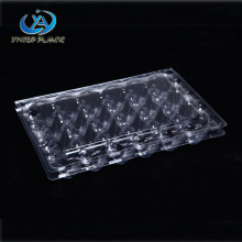 Clear plastic egg tray