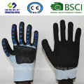 Cut Resistant Safety Work Gloves with Sandy Nitrile Coating