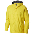 Plus Size Waterproof Lightweight Yellow Raincoat for Men