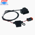 90 Degree J1962 OBD with Fuse Holder Cable