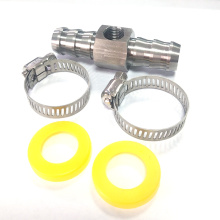 Fuel pressure T type connector adapter