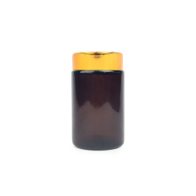 200ml Cosmetic Amber Glass Skincream Jar With Lid