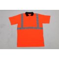 reflective saftey high vis polo shirt