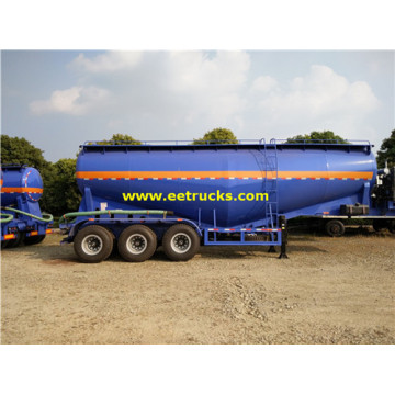 3 Axle 35-60cbm Bulk Powder Tank Trailers