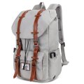 Casual Canvas Schoolbag Vintage Leather Shoulder Backpack Rucksack Bookbag Satchel Hiking Bag