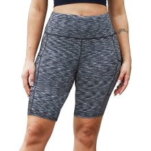 Shorts de bermudes athlétiques hautes de taille féminine